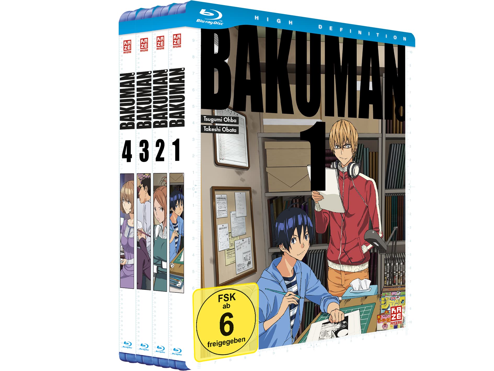 Bakuman - Staffel 1 - Gesamtausgabe - Bundle - Vol. 1-4 -