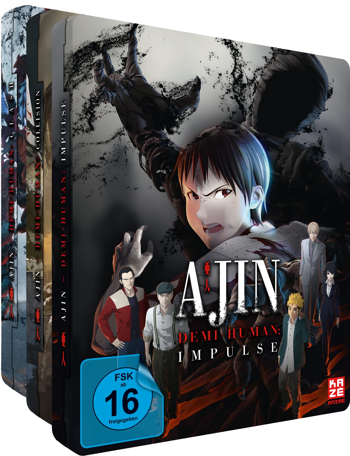 Ajin: Demi-Human - Movie-Trilogie 1-3 - Gesamtausgabe - Steelcase