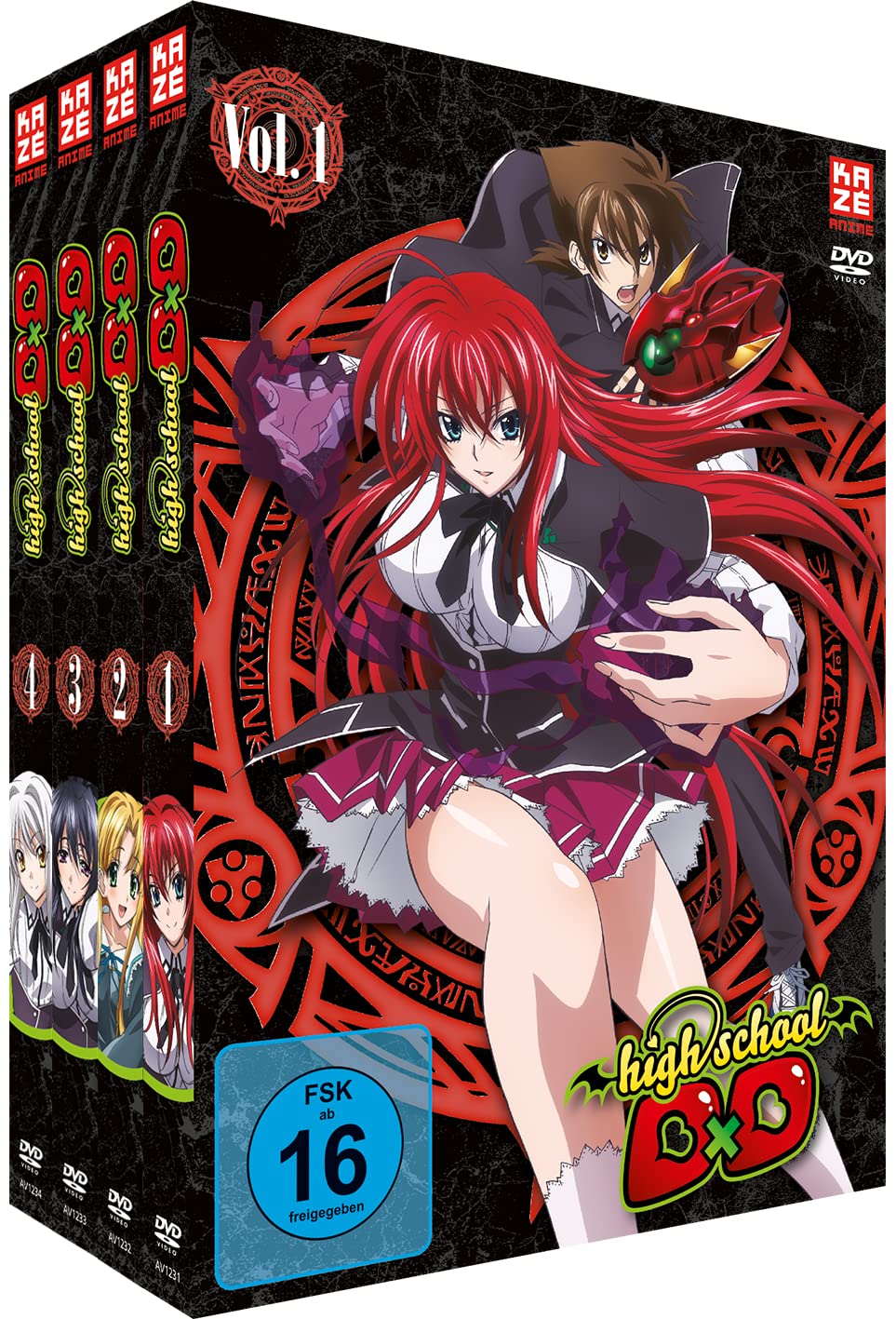 Highschool DxD - Staffel 1 - Gesamtausgabe - Bundle - Vol. 1-4 -