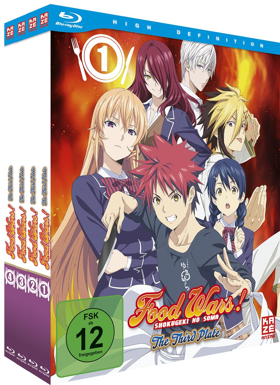 Food Wars! The Third Plate - Staffel 3 - Gesamtausgabe - Bundle - Vol.1-4 -