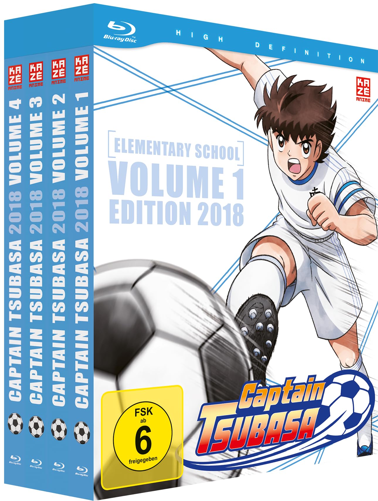Captain Tsubasa 2018 - Gesamtausgabe - Bundle - Vol.1-4 -