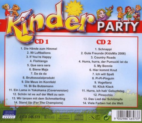 Kinderparty zum mitsingen (28 Hits auf gesungen von Kindern