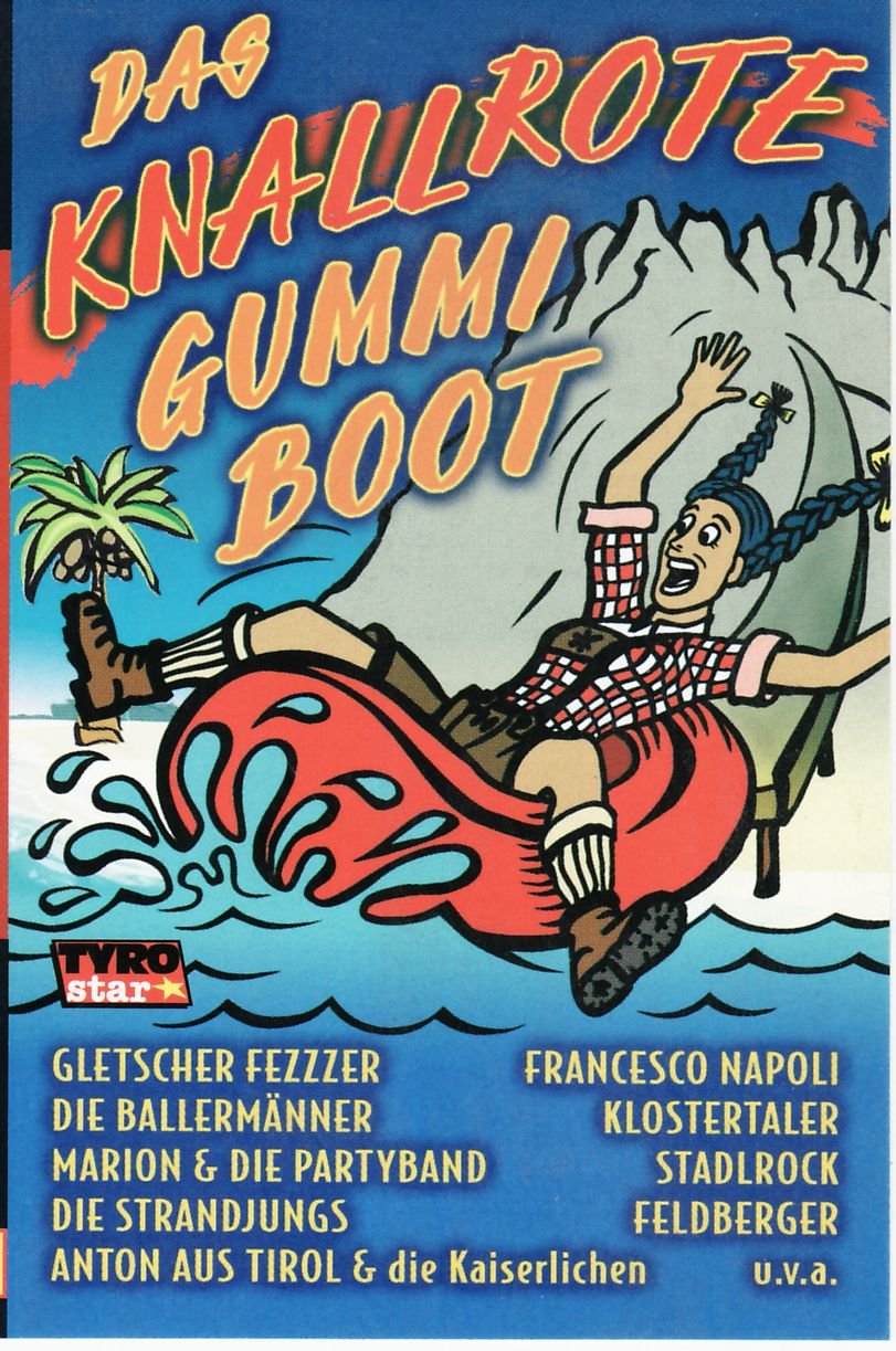 Er Hat Ein Knallrotes Gummiboot