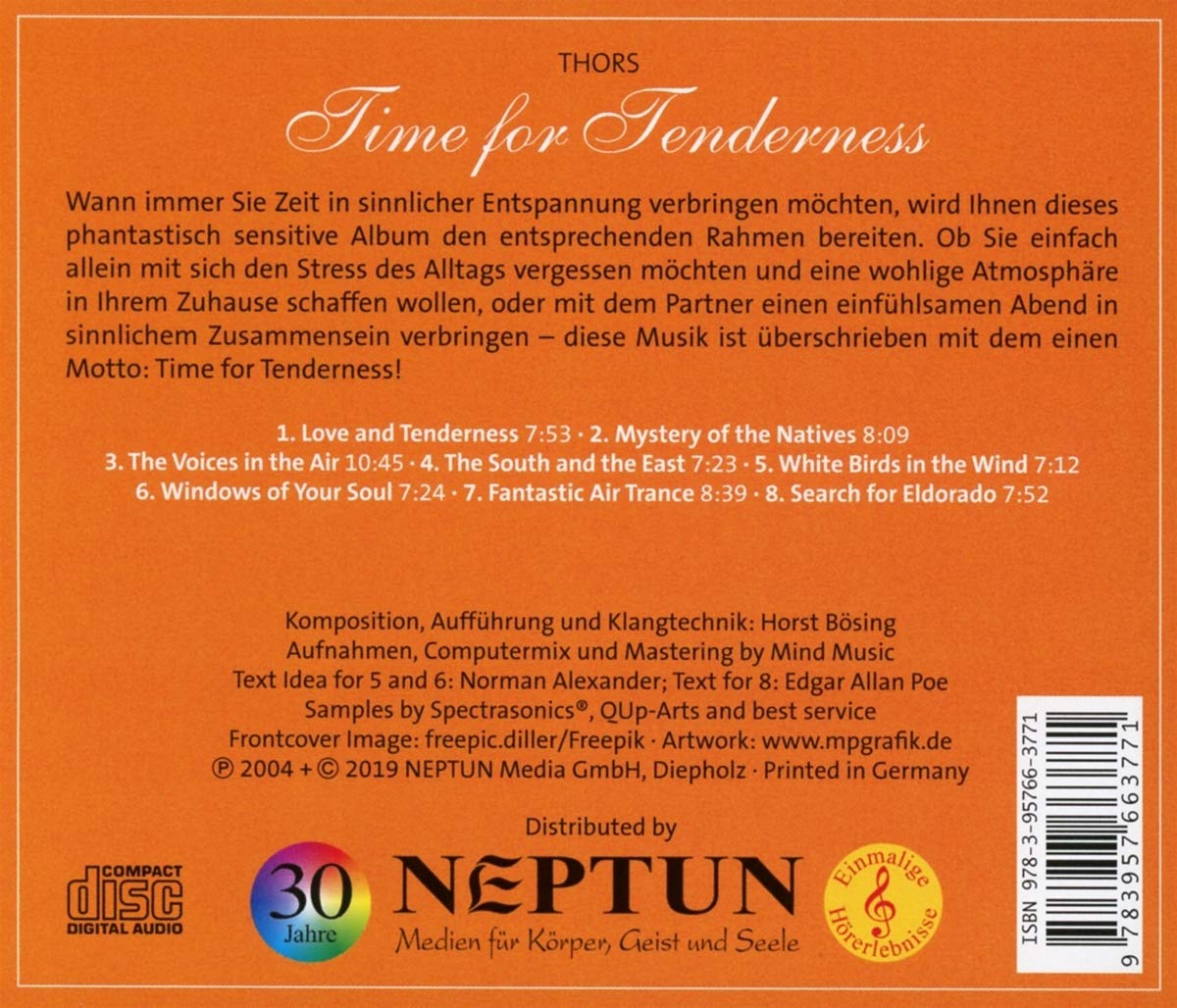 TIME FOR TENDERNESS