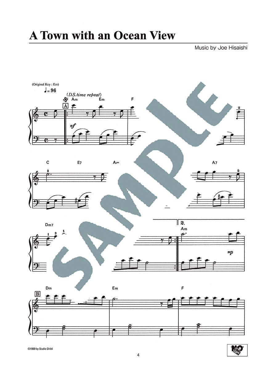 Kiki's Delivery Service Easy Piano/English