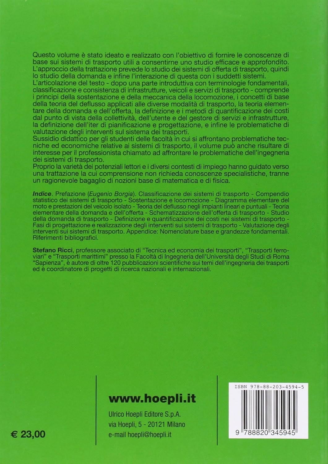 Stefano Ricci - Tecnica Ed Economia Dei Trasporti