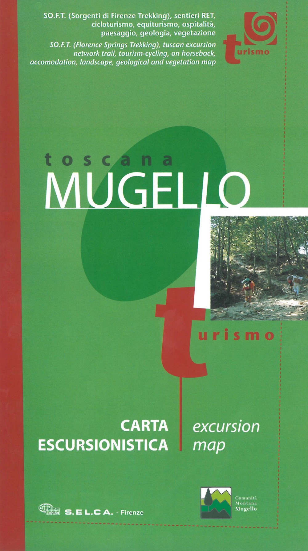 Toscana, Mugello. Carta Escursionistica 1:50.000