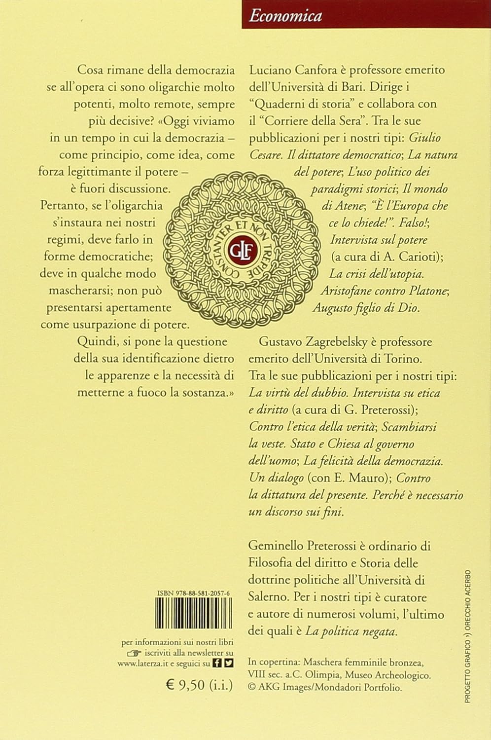 La maschera democratica dell'oligarchia