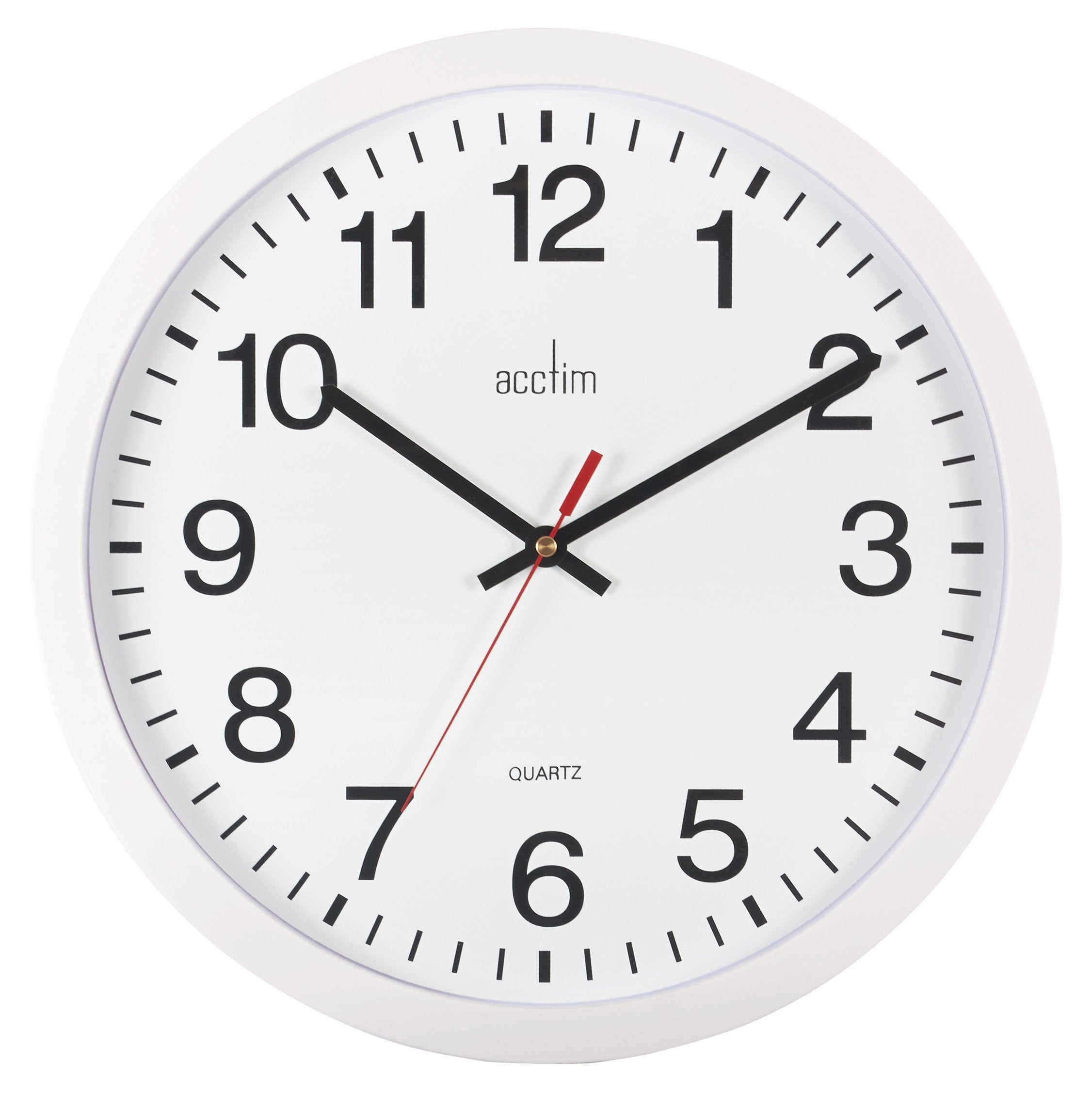 Acctim Controller Wall Clock Wht