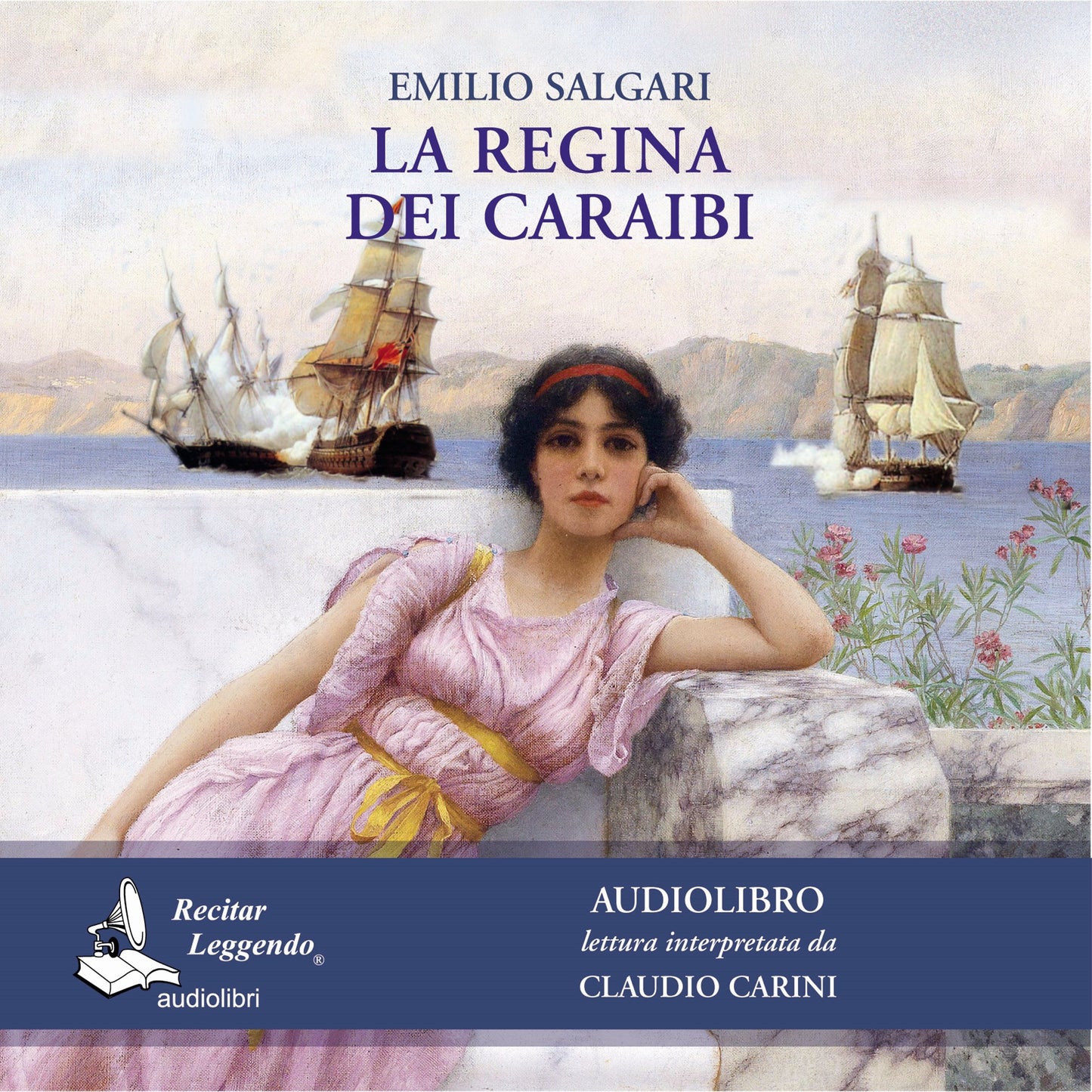 La regina dei Caraibi letto da Claudio Carini. Audiolibro. CD Audio formato MP3. Ediz. integrale. Con e-book