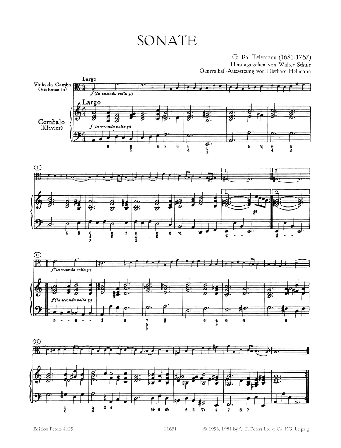 Sonata In A Minor