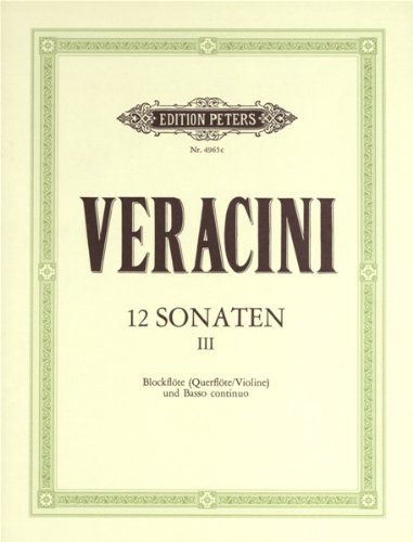 12 SONATAS OP.1 VOL.3 VIOLON