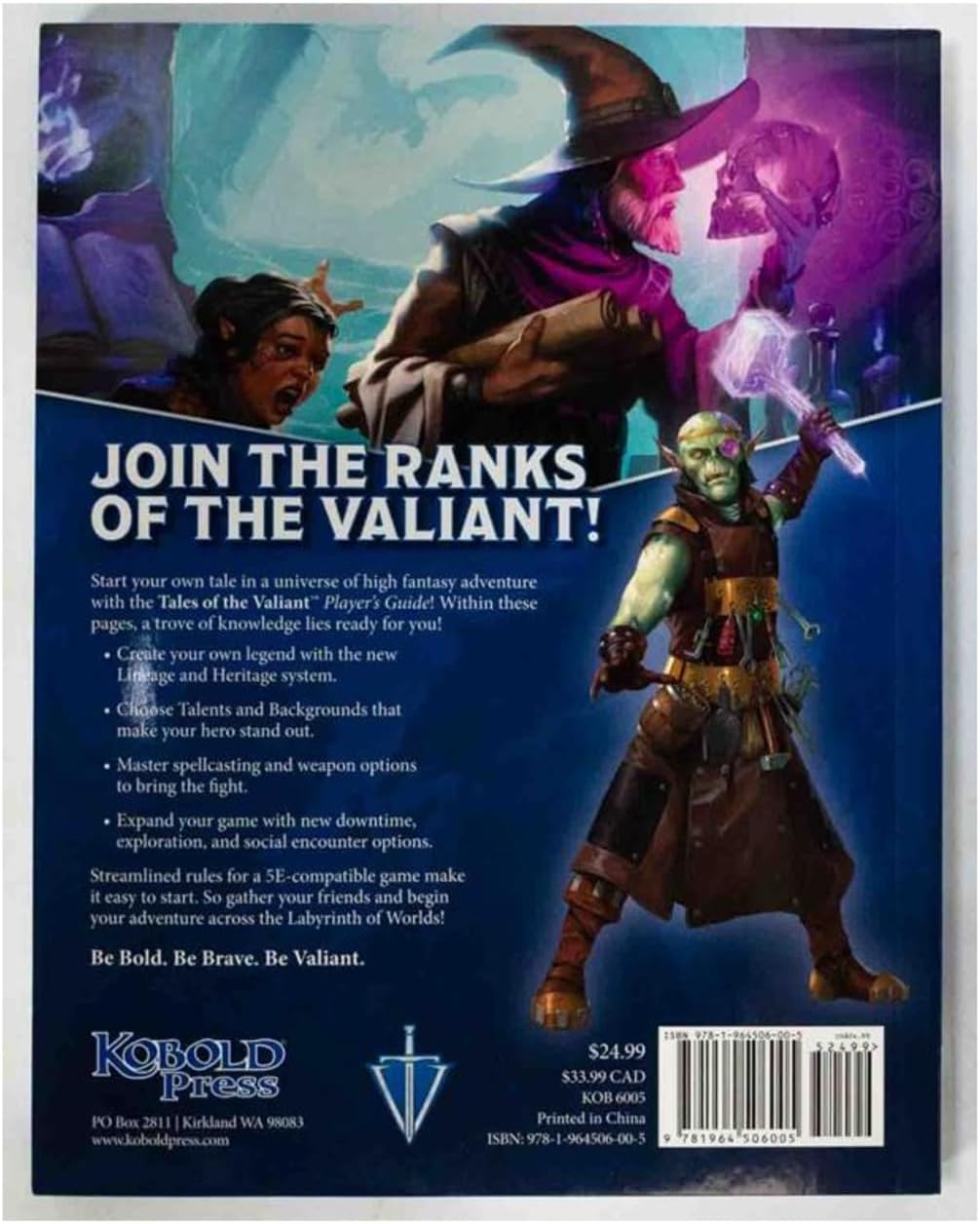 Tales of the Valiant: Player's Guide (Pocket Edition