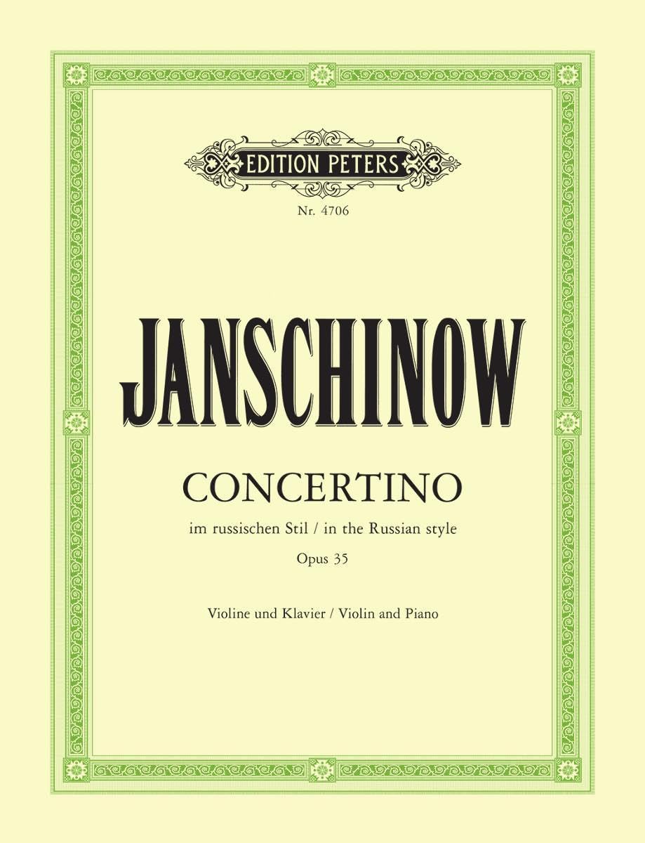 CONCERTINO OP.35 ALTO: Ausgabe für Violine und Klavier