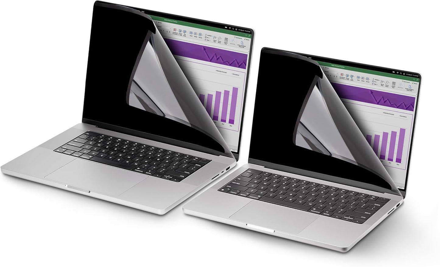 StarTech.com 13.3-inch 16:10 Touch Privacy Screen, Laptop Security Shield, Anti-Glare Blue Light Filter, Flip-Up