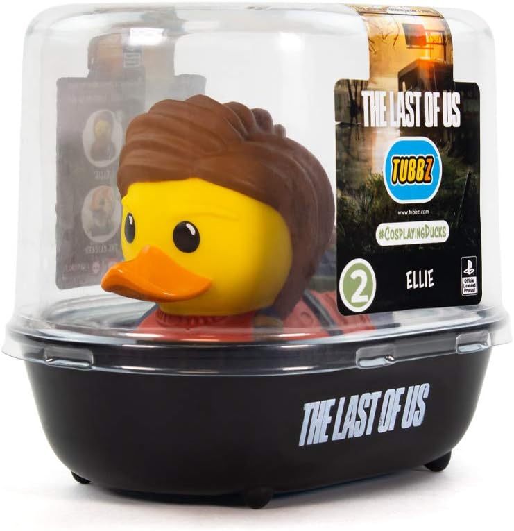 TUBBZ Boxed Edition Ellie Collectible Vinyl Rubber Duck Figure - Official The Last of Us Merchandise - TV, Movies & Video Games Ellie (Boxed)
