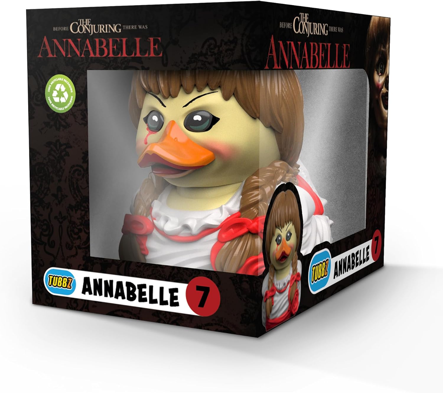 TUBBZ Boxed Edition Annabelle Collectible Vinyl Rubber Duck Figure - Official Annabelle Merchandise - TV, Movies & Video Games