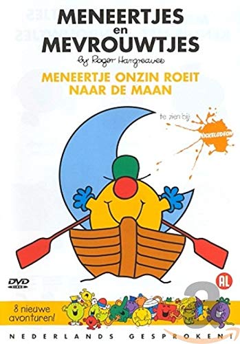 Meneertjes & mevrouwtjes-meneertje onzin roeit naar de maan