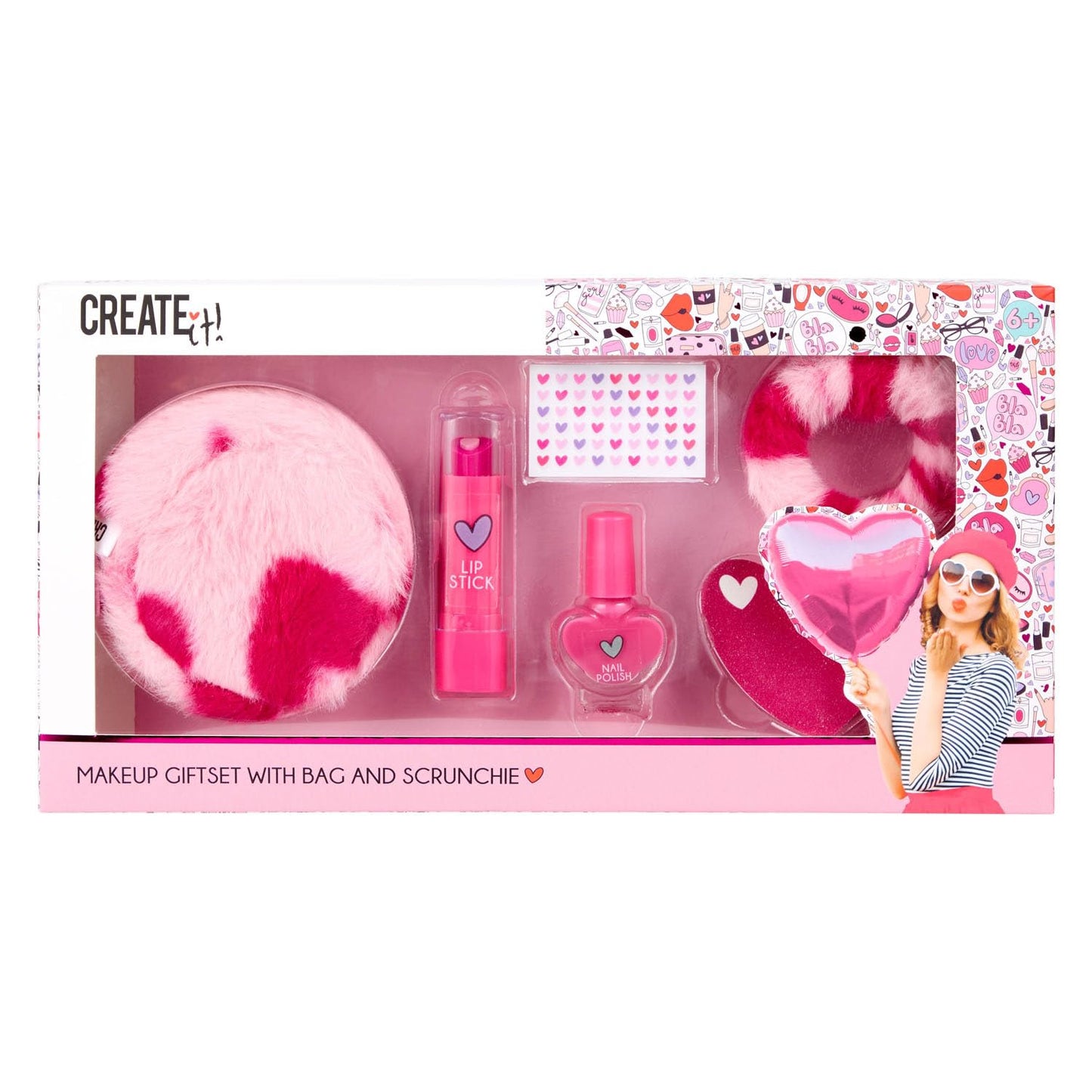 Create It! - Create It! Hart Make-up Set Hartjes