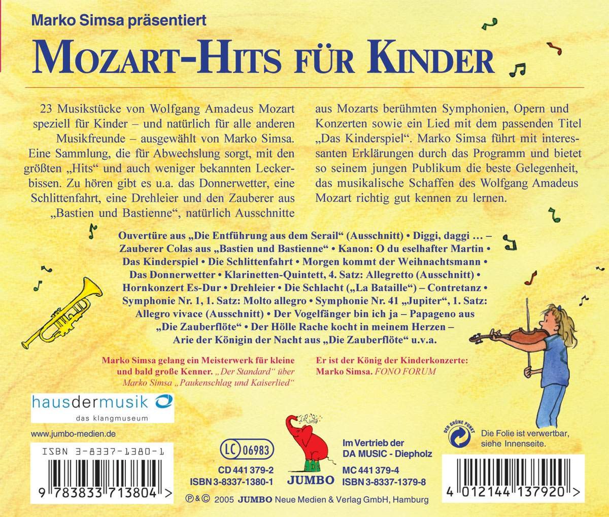 Mozart - Hits Fuer Kinder