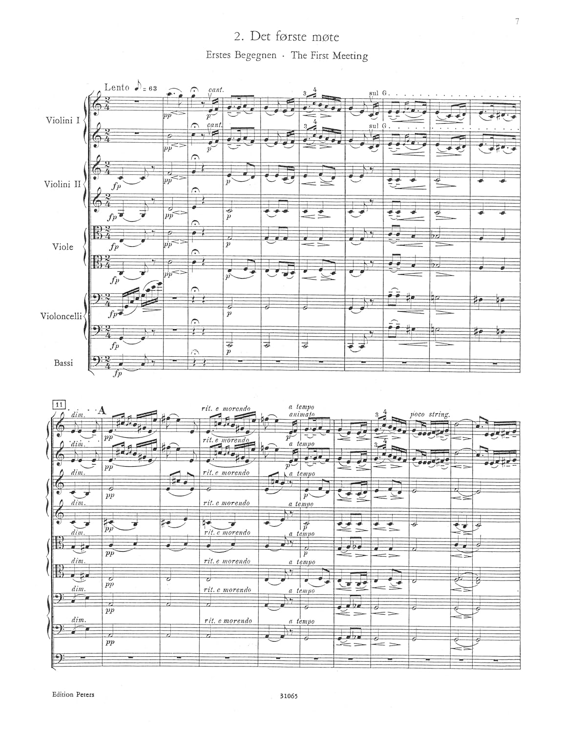 Two Melodies Op 53 Score & Parts