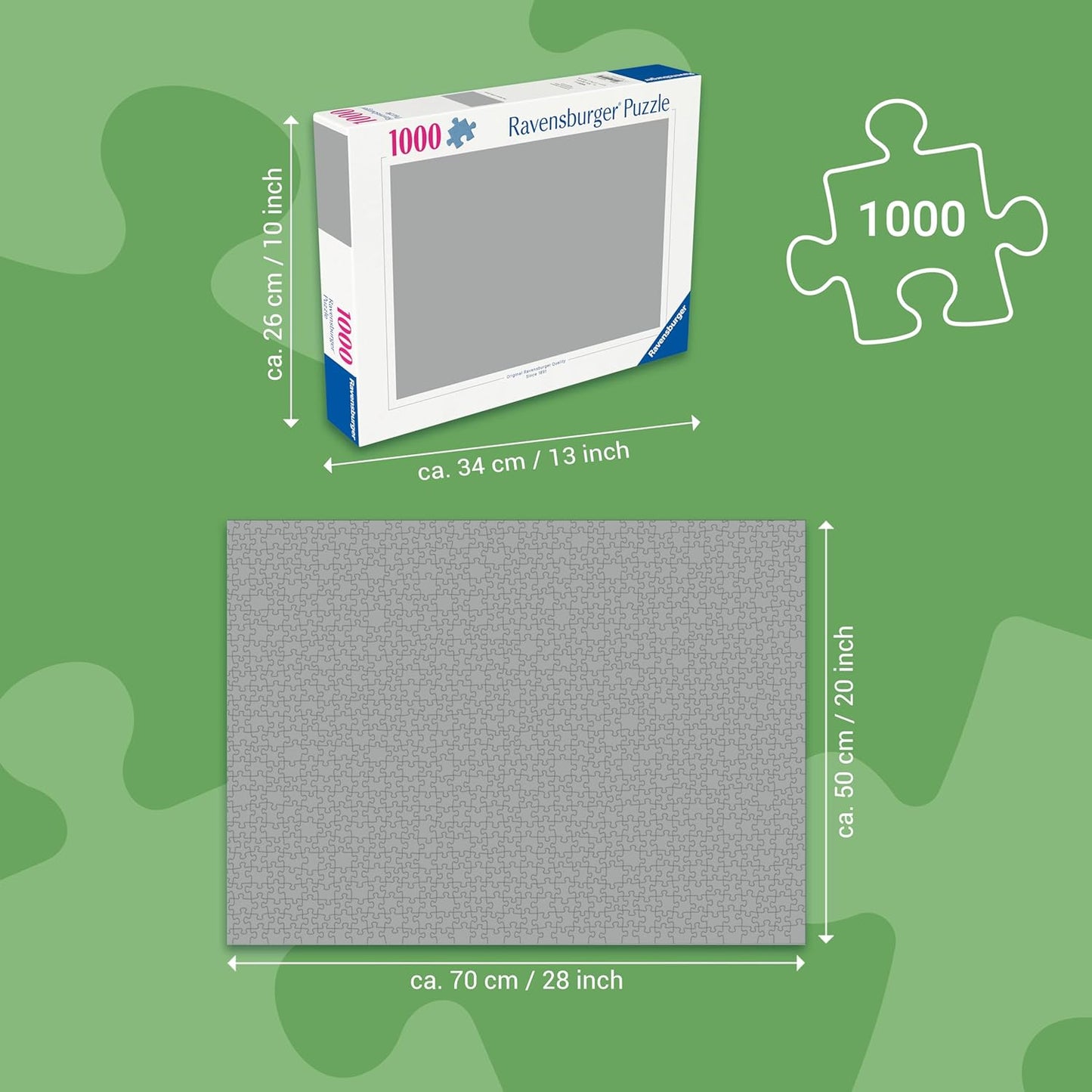 Ravensburger Puzzle 12001164 - Ray Nicholson: Der Pool - 1000 Teile Comic-Puzzle, humorvoll und detailreich illustriert, für Puzzlefans ab 14 Jahren
