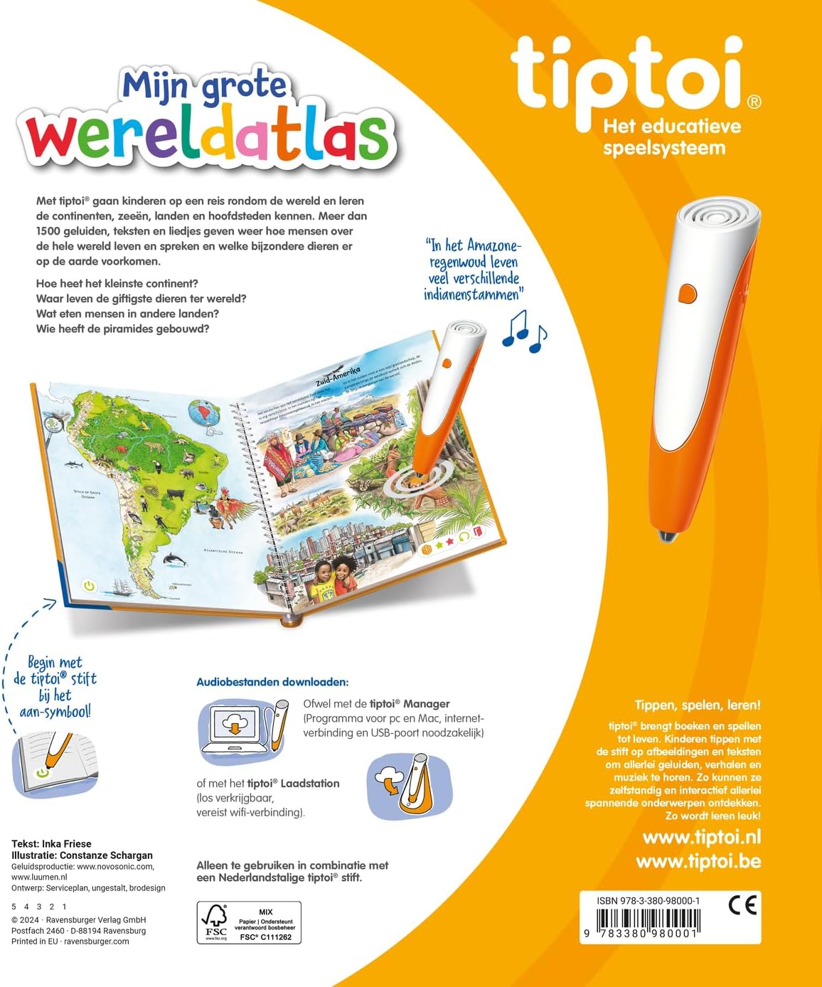 Ravensburger - Tiptoi Boek De Wereldatlas