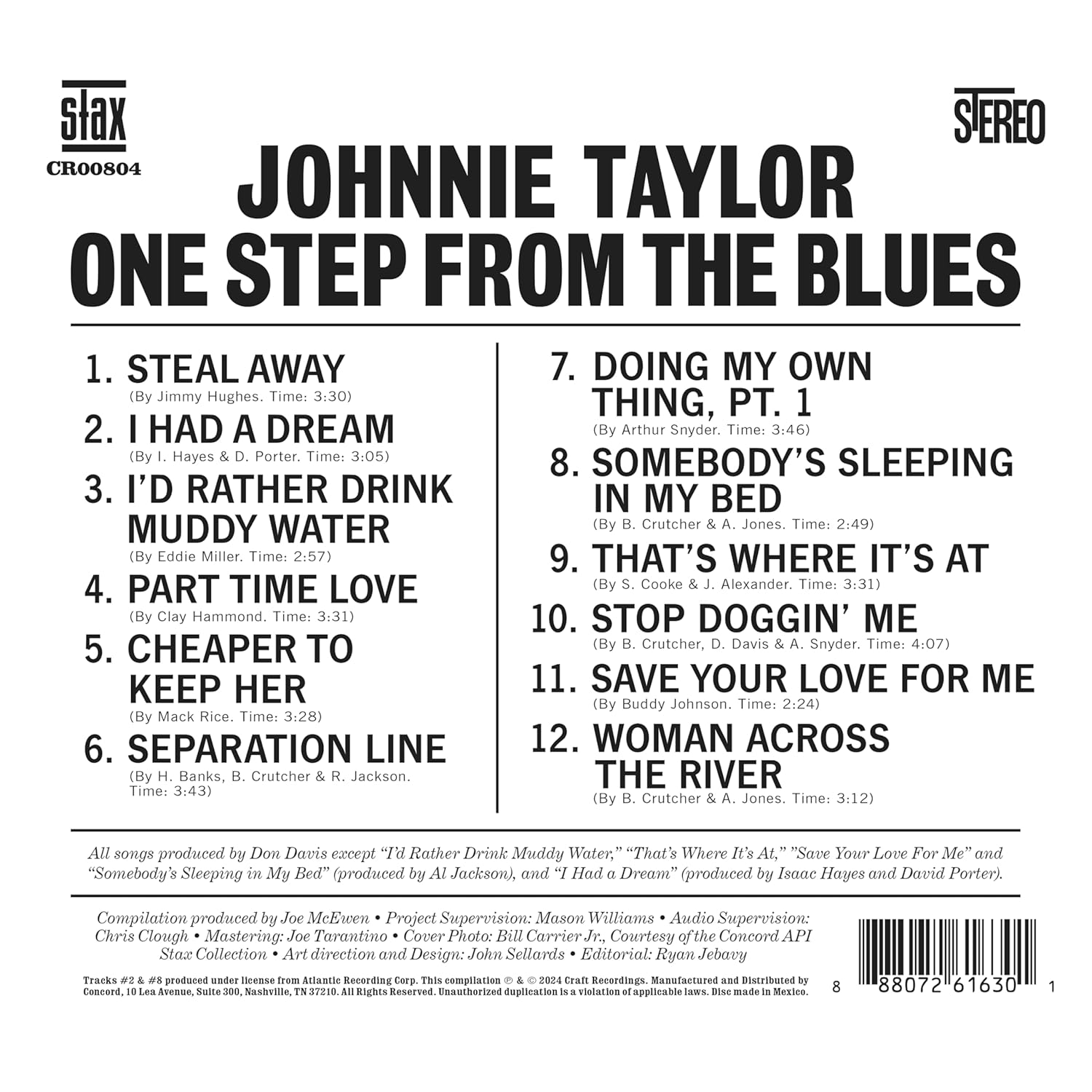 One Step From The Blues