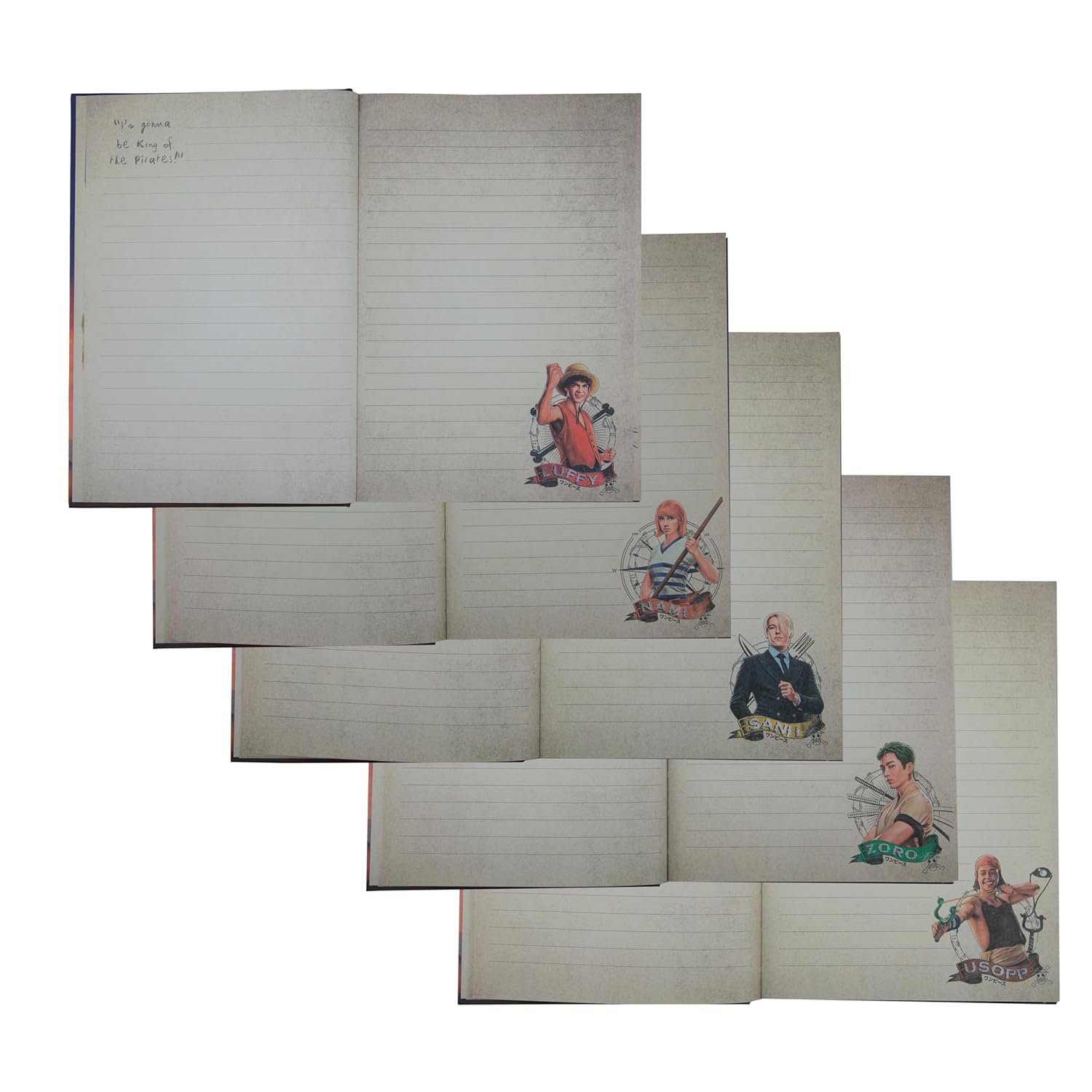 Cinereplicas One Piece - Sunset Sail Hardcover Notebook - 160p - Official License
