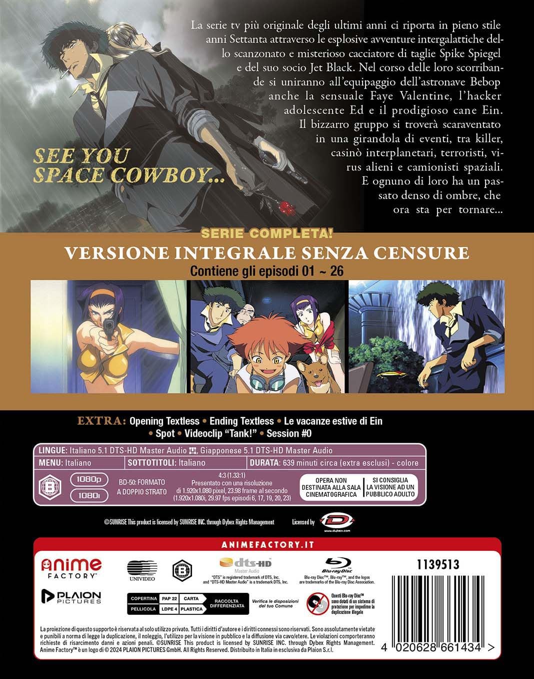 Cowboy Bebop (4 Blu-ray + 4 Cards + Booklet