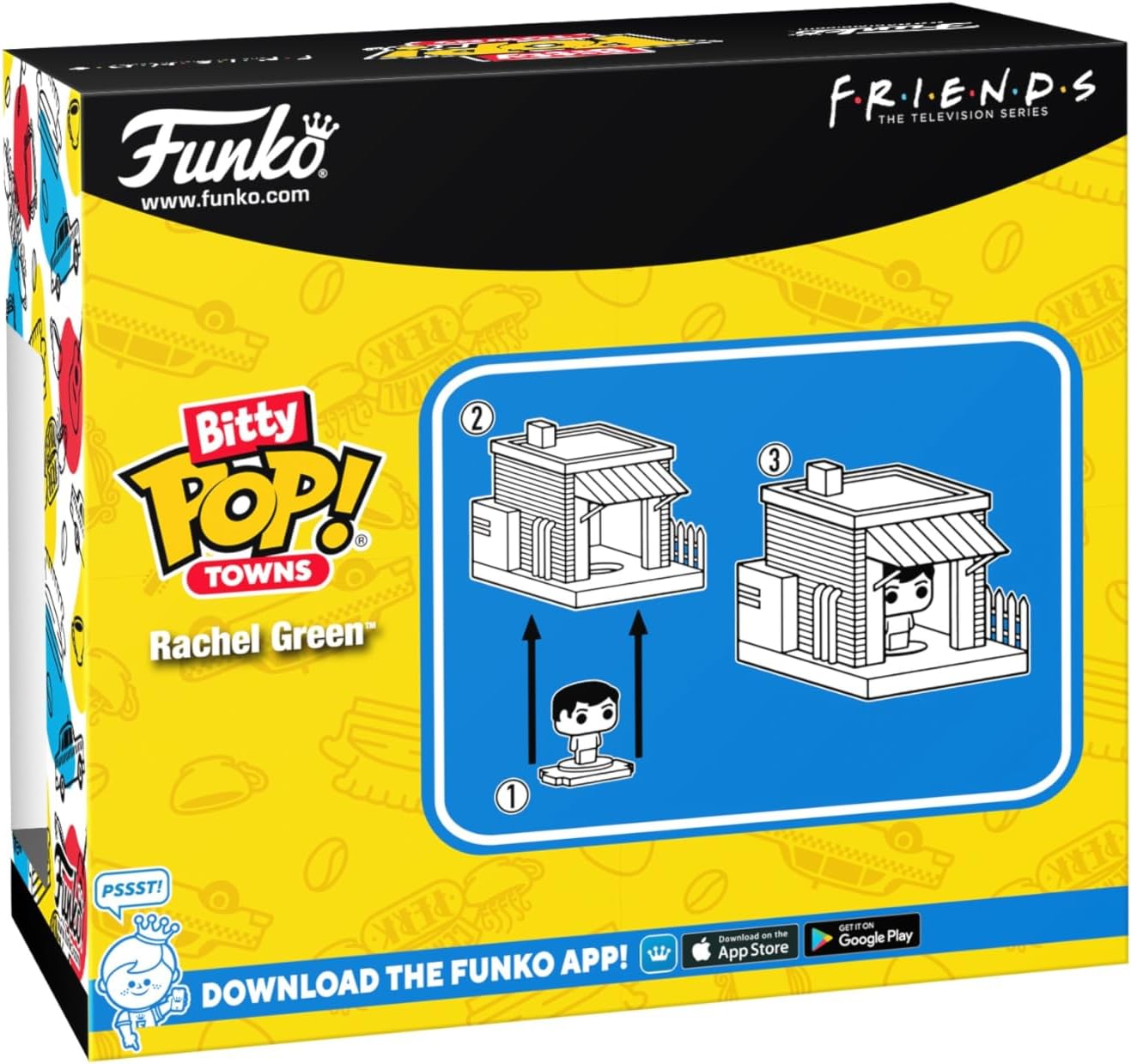 Funko Pop! Bitty Town: Amigos – Rachel Green y Central Perk