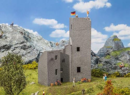 Faller FA 130585 Castle Ruin HO Scale Building Kit Bauset, Grau, Braun, One Size