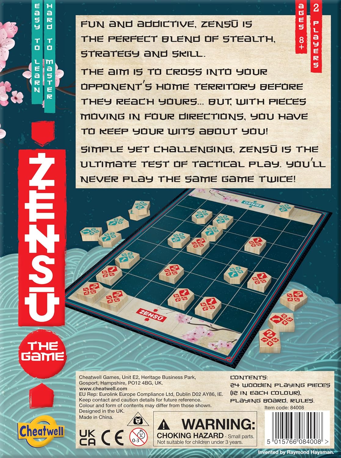 Cheatwell Games Zensu | Strategy Board Game, Multicolor/Assorted