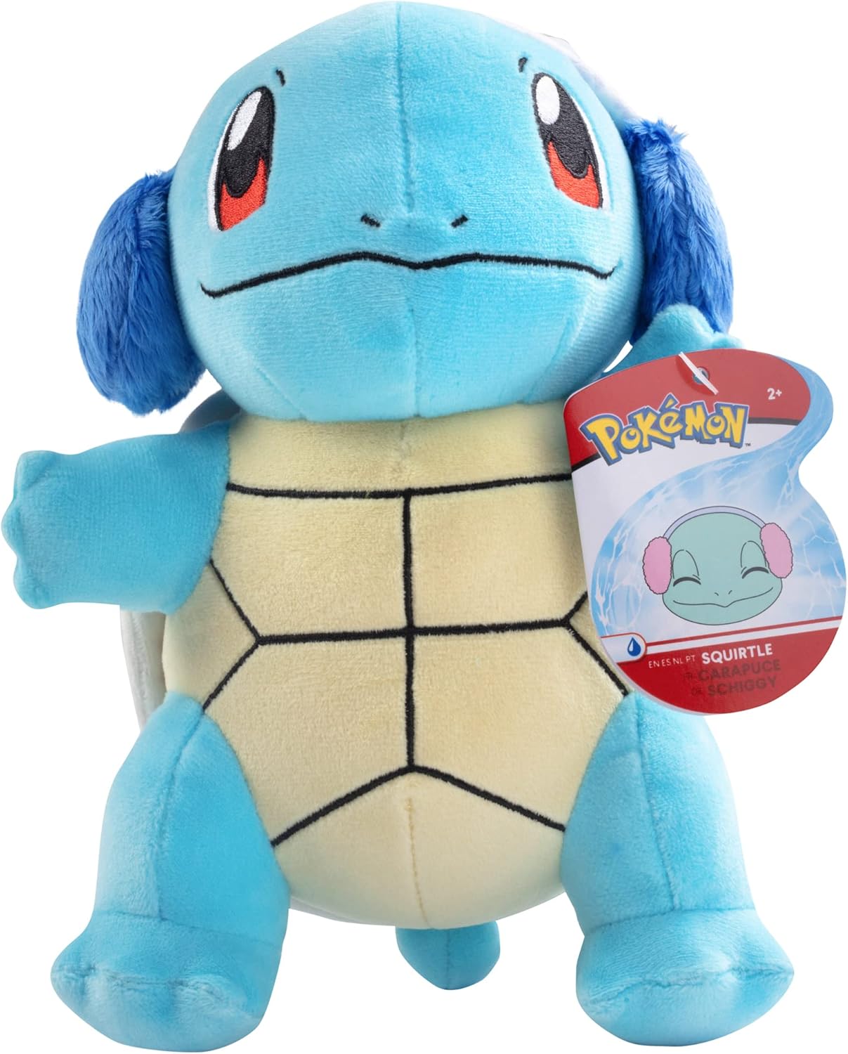 Pokémon Squirtle Seasonal 8-Inch Plush with Ear Muffs