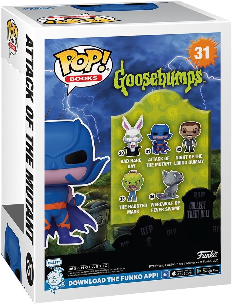 Funko Pop! Books: Gbs – Attack Of the Mutant - Mummy - Goosebumps - Collectable Vinyl Figure - Gift Idea - Official Merchandise - Toys for Kids & Adults - Movies Fans - Model Figure for Collectors