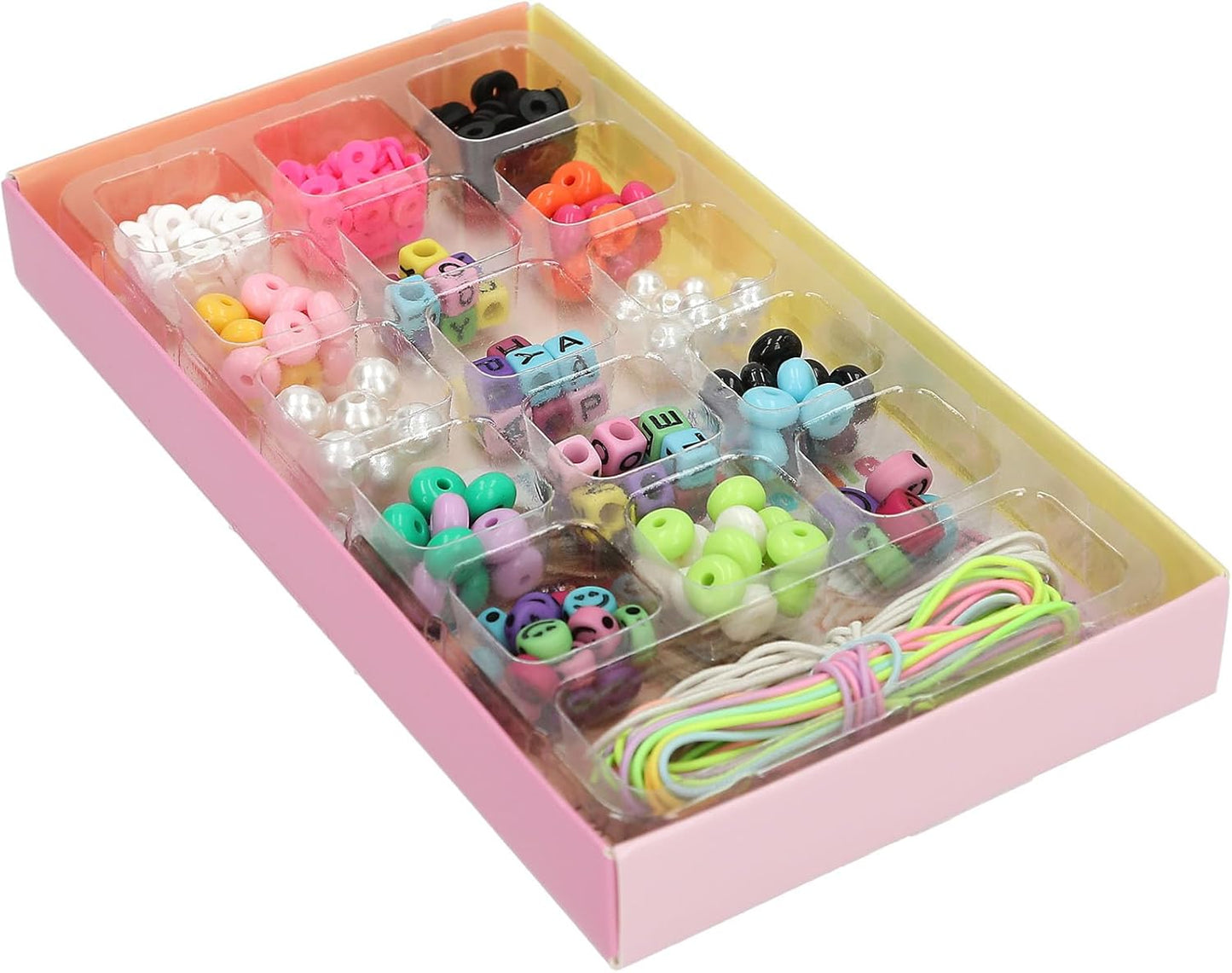 Depesche 12885 TOPModel Mobile Chain DIY Set, Beads in Various Designs, Includes Ribbons, for Creative Design of Pendants