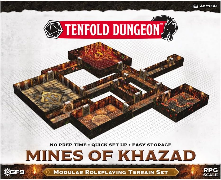 Gale Force Nine - Tenfold Dungeon - Mines of Khazad