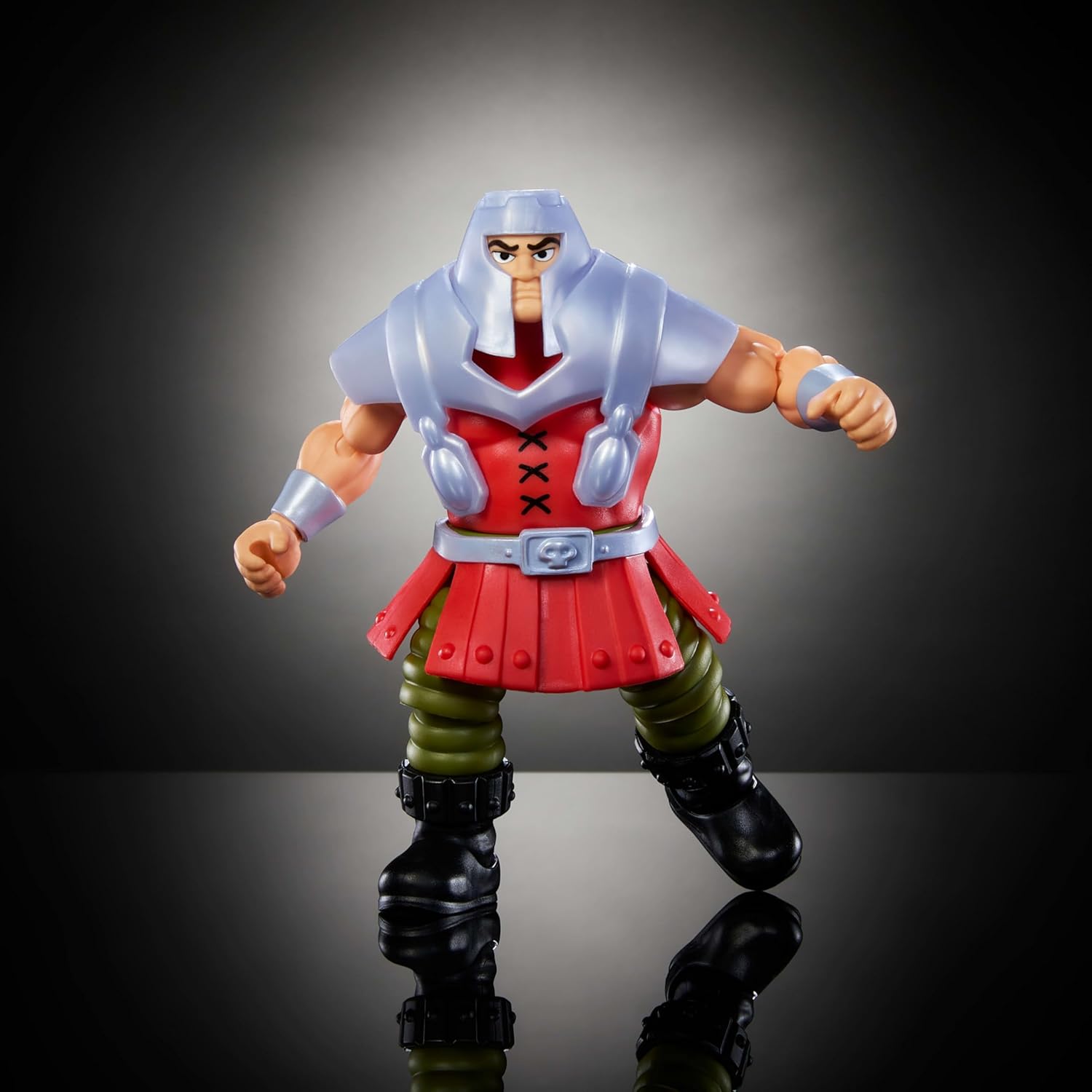 Masters of the Universe Origins Action Figure Cartoon Collection Ram Man, 5.5-inch 1980s MOTU TV Human Battering Ram, Detailed Design & Accessory, JBM77