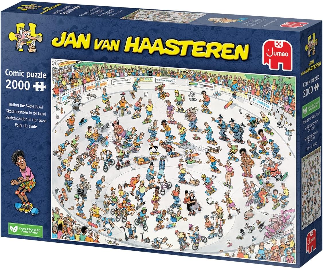 Puzzel 2000 st. JvH Skateboarden In De Bowl