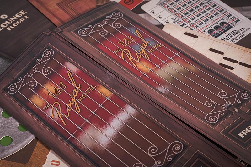 Professor Puzzles Unclaimed Puzzle Adventure Game | Solve Cryptic Mysteries in the Royal Hotel | Fast-Paced Interactive Board Game for Friends and Family | Will You Uncover Lady Danton's Hidden Prize?