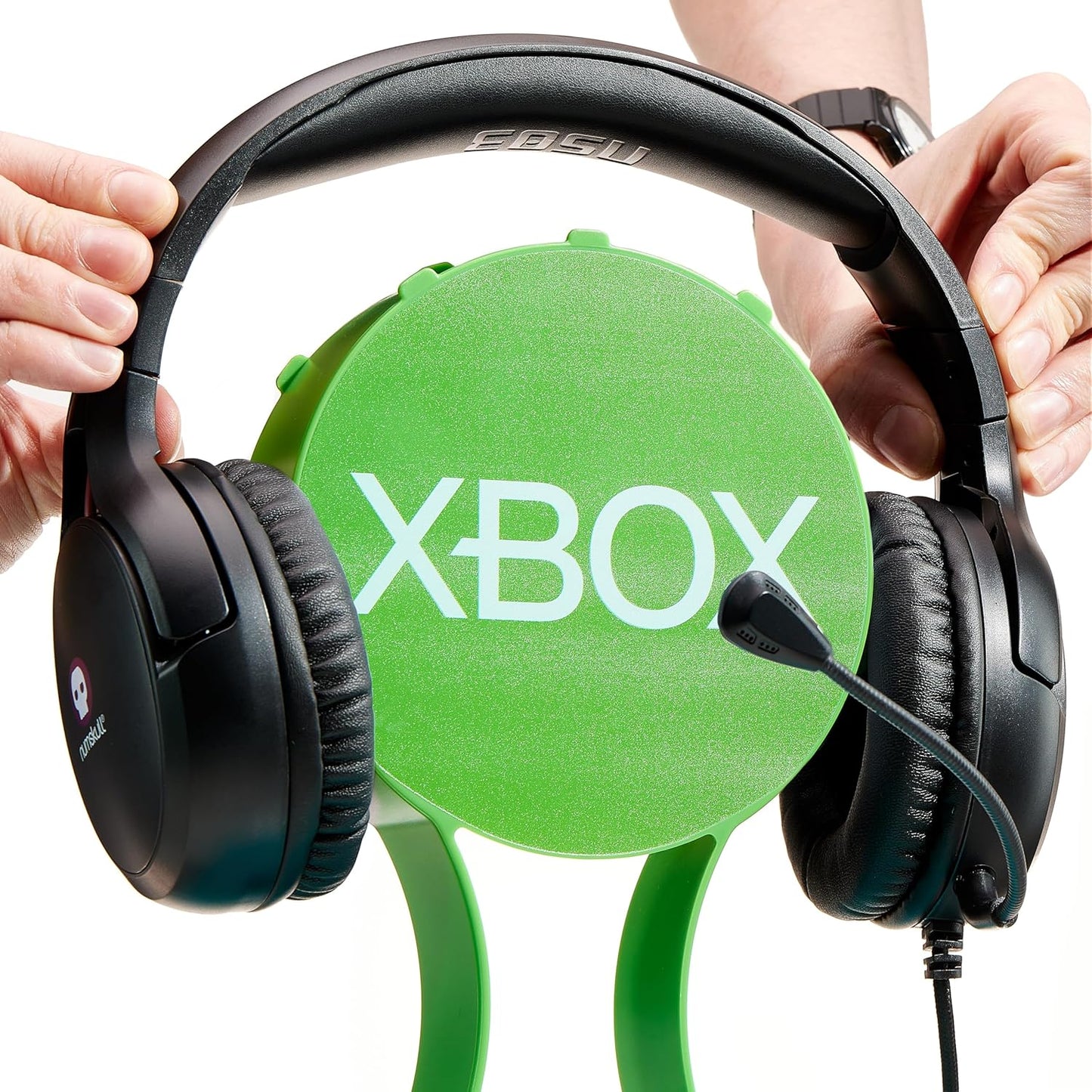 Numskull Casier de Rangement et Support pour Accessoires de Jeu Officiel Xbox Series X – Peut contenir 10 Jeux/DVD, 4 manettes, Un Casque et des Accessoires – Organiseur Compact et résistant