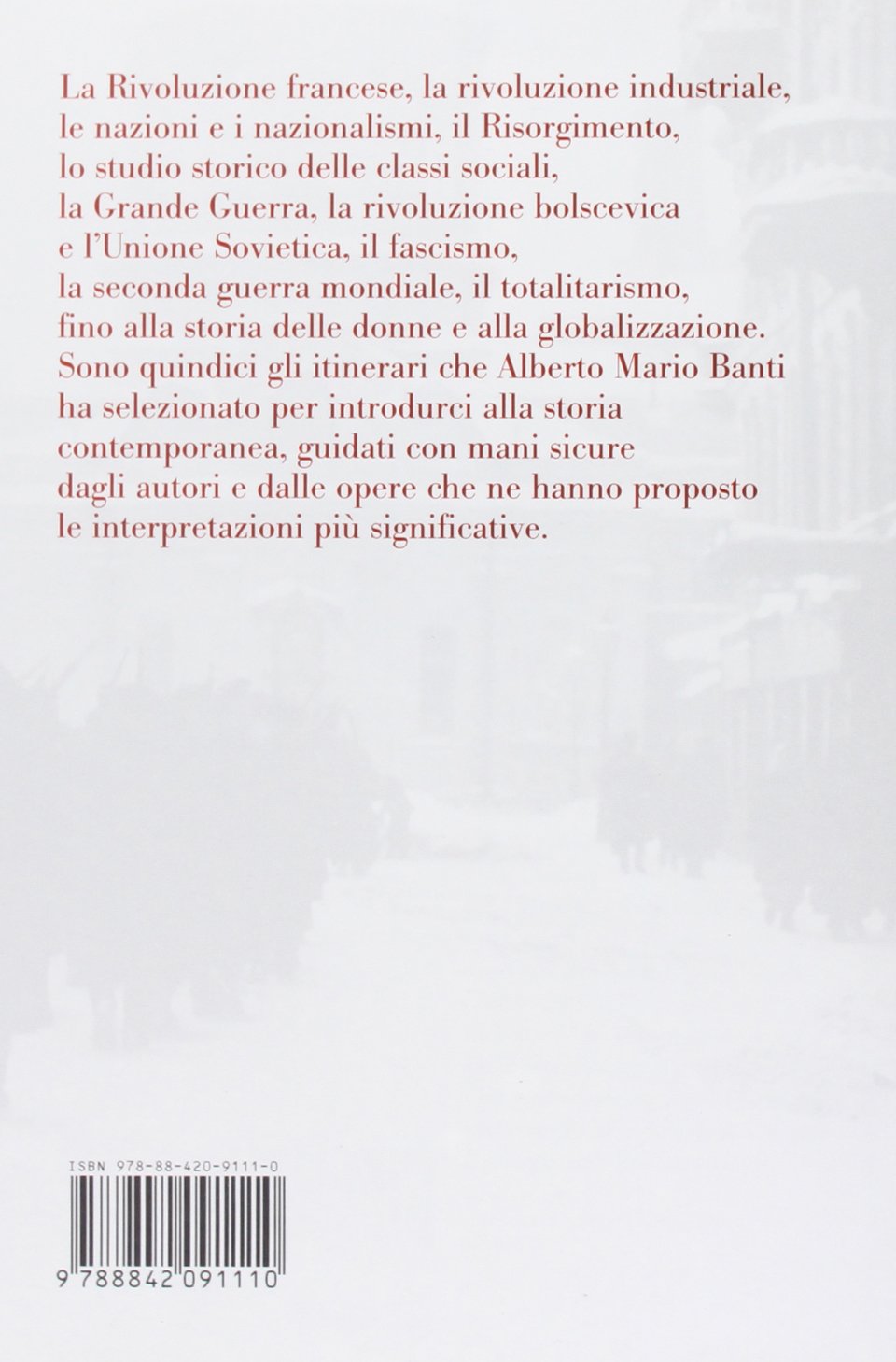 Le questioni dell'età contemporanea