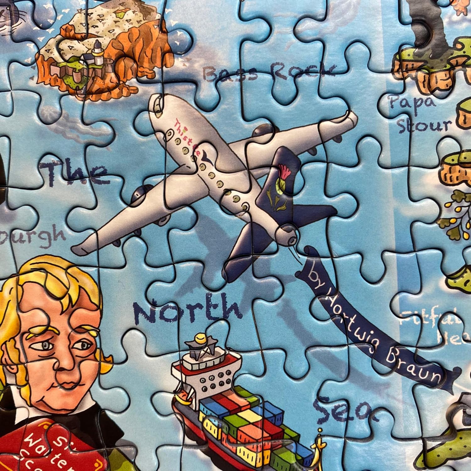 This is Scotland | 1000 Piece Jigsaw Puzzle | Attractions Map Puzzle | Sustainable Puzzle for Adults | Premium 100% Recycled Board | Great Gift for Adults | Gibsons Games