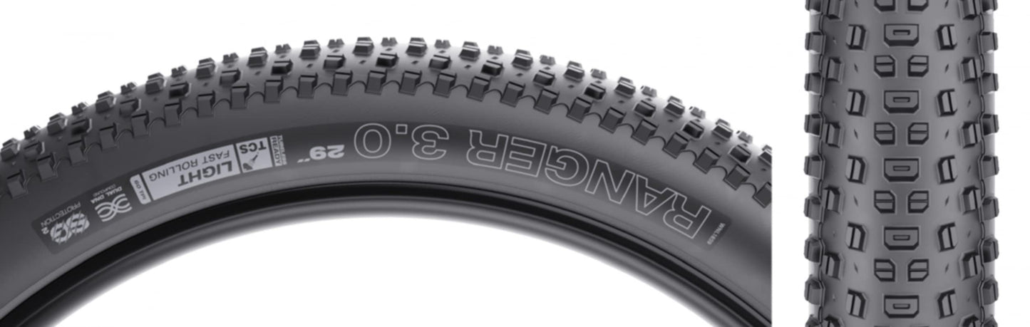 WTB Ranger 3.0 x 29 TCS Light/Fast Rolling 60tpi Dual DNA SG2 tire