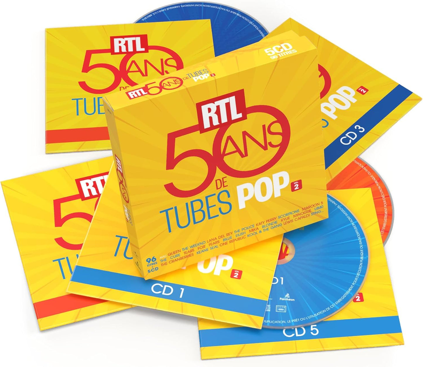 Rtl 50 Ans de Tubes Pop Vol.2