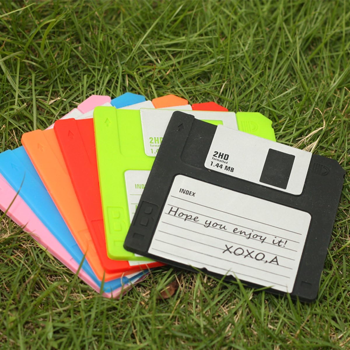 Winkee - Coaster - Floppy Disc - Six Different Colours