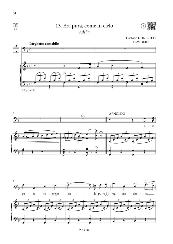 A Panorama of Arias 2. - Easy Operatic Arias & Operetta Excerpts for Male Voice