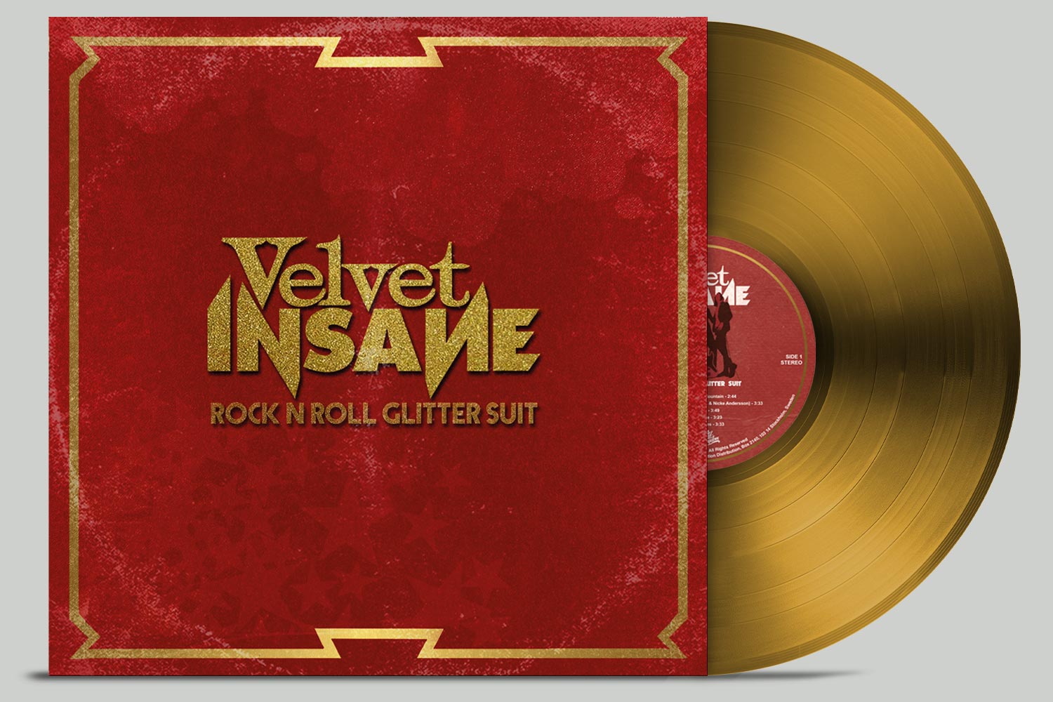 Rock 'N' Roll Glitter Suit (Gold Vinyl)