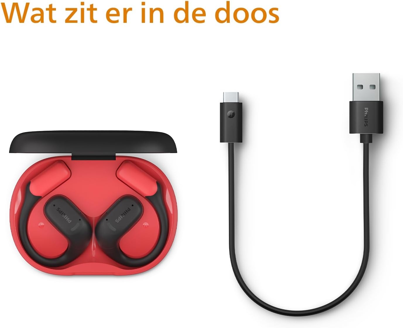 Philips Audio - Taa6709Bk/00 Wireless Sports Headphones – Superior Sound For Active Lifestyles