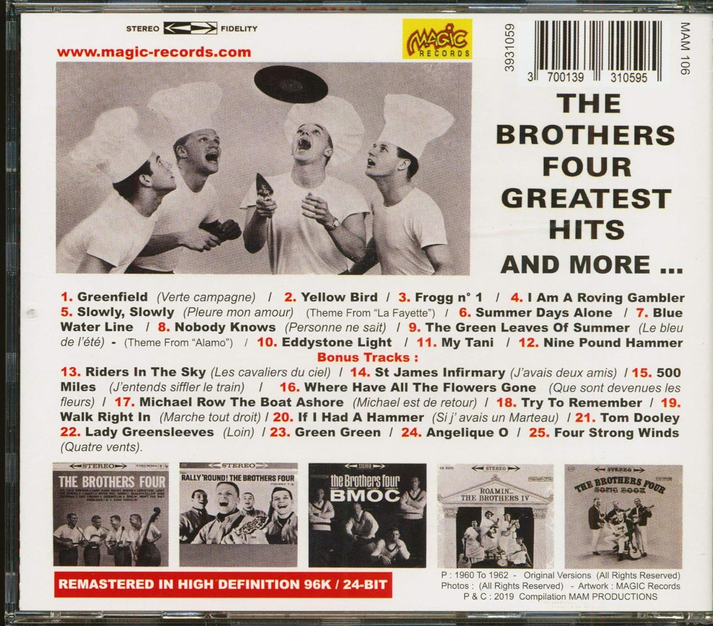 Brothers Four - Greatest Hits & More (Cd)